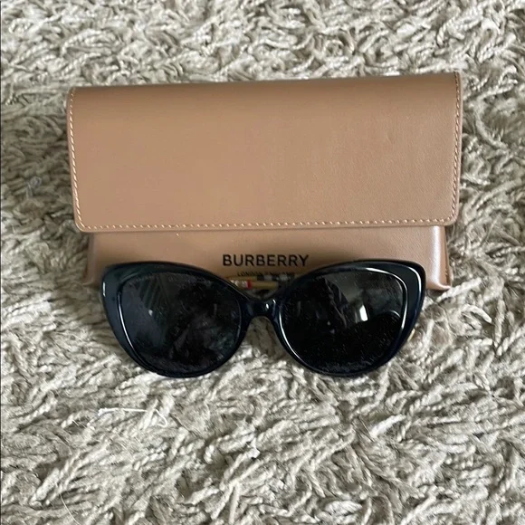Burberry Black and Tan Sunglasses Classic Style AA72180B-E43A-49A0-A6E6-  main image 4